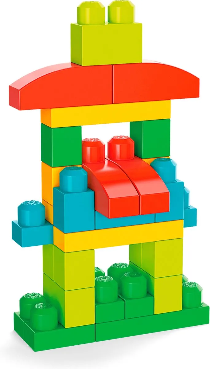Mega Bloks Torenhoog Bouwen Blokken - 100 bouwstenen speelgoed