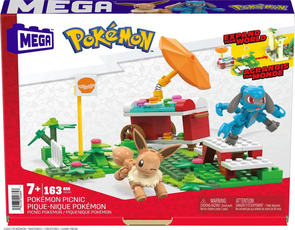 MEGA Construx Pokémon Construction Set Pokémon Picnic speelgoed