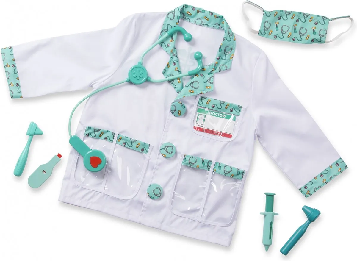 Melissa & Doug - Dokter - verkleedkleding - 3-6 jaar speelgoed