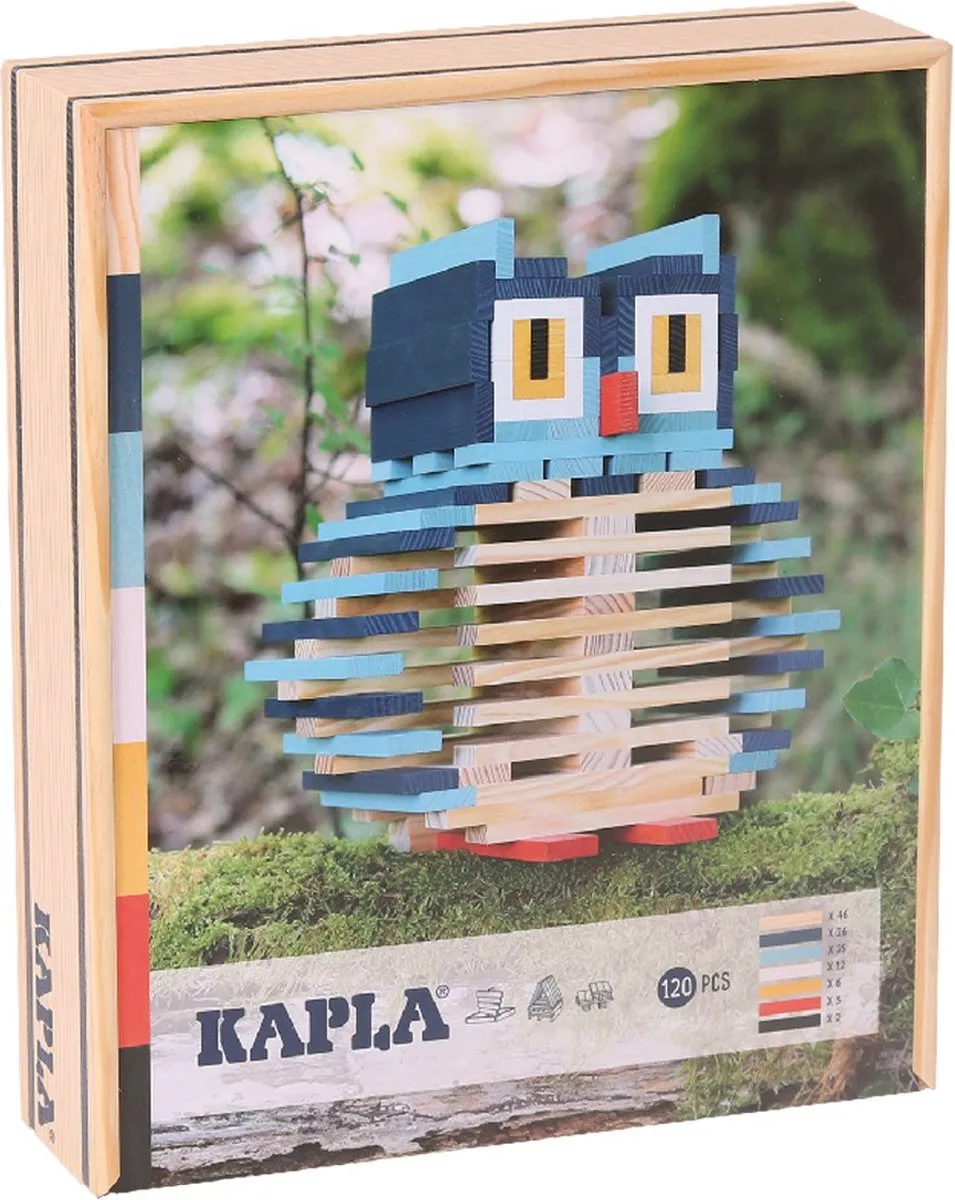 Nieuw! kapla 120 stuks -houten bouwblokken ! speelgoed