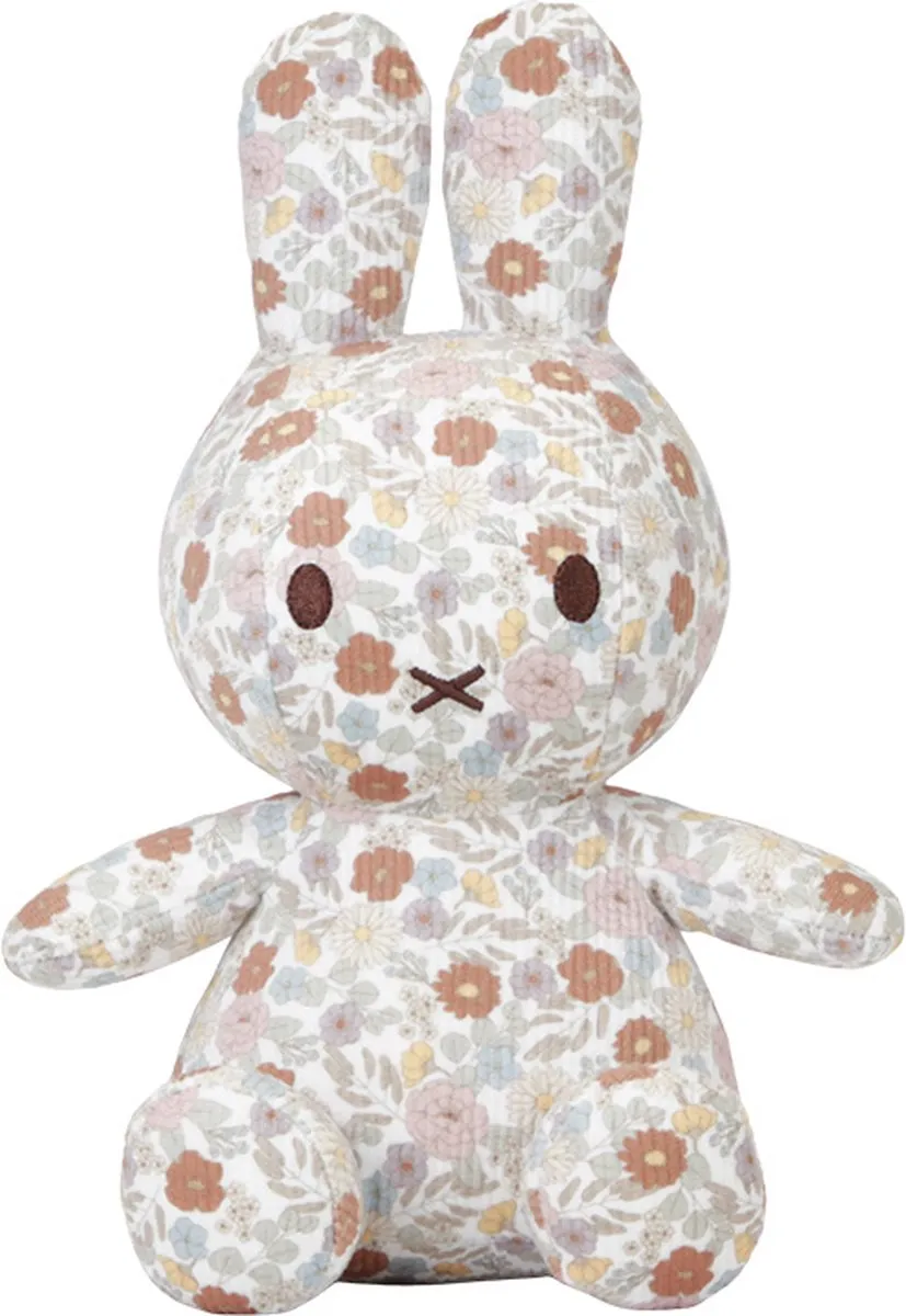 Nijntje x Little Dutch - Vintage Little Flower - Knuffel all over print 25 cm speelgoed