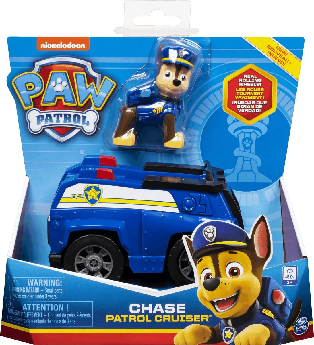 PAW Patrol The Mighty Movie - Bulldozer met Rubble-actiefiguur licht en geluid speelgoed