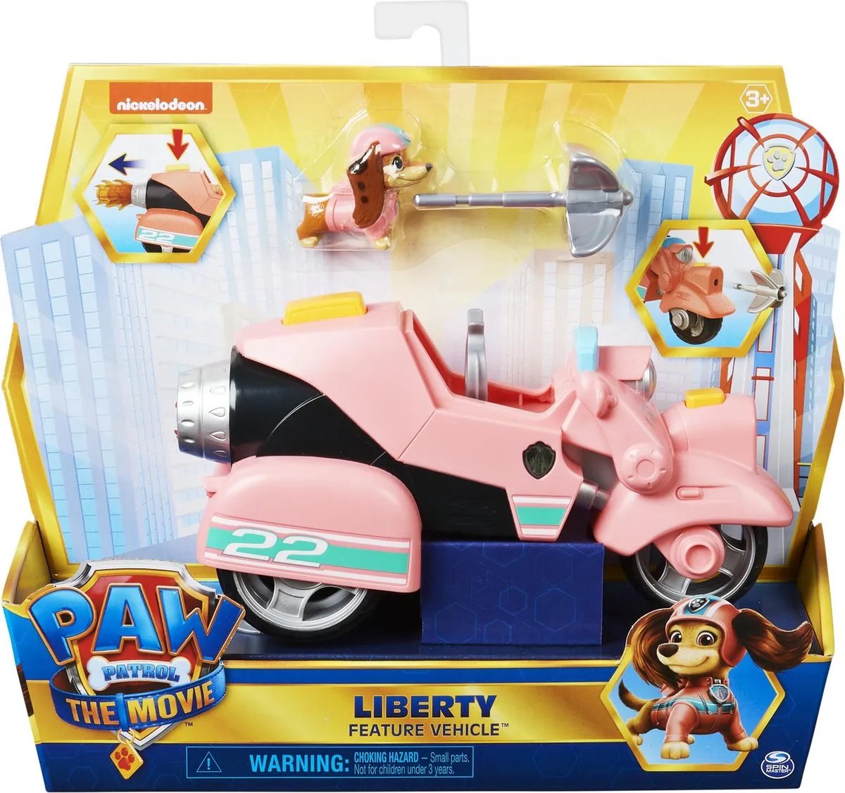 PAW Patrol De Film - Liberty's Scooter - Speelgoedvoertuig speelgoed