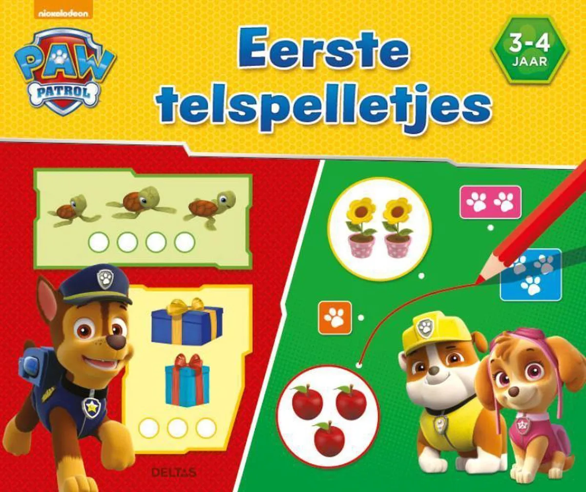 PAW Patrol eerste telspelletjes 3 - 4 jaar speelgoed