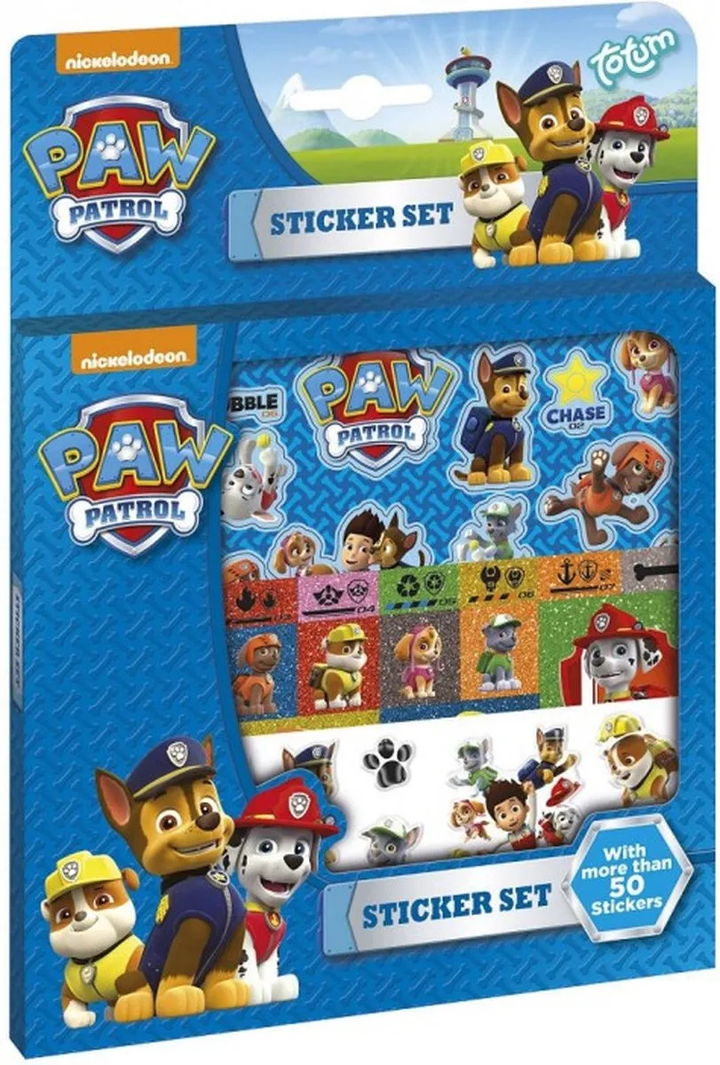 Paw Patrol Sticker Set speelgoed