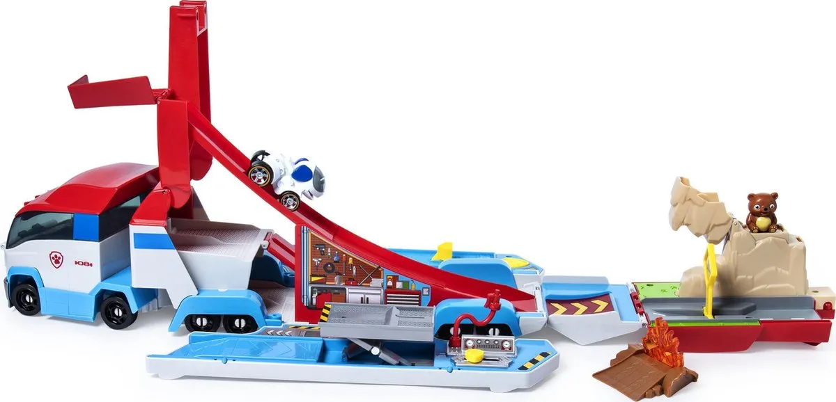 PAW Patrol True Metal - Patroller Speelset - PAW Patrol Launch And Haul speelgoed