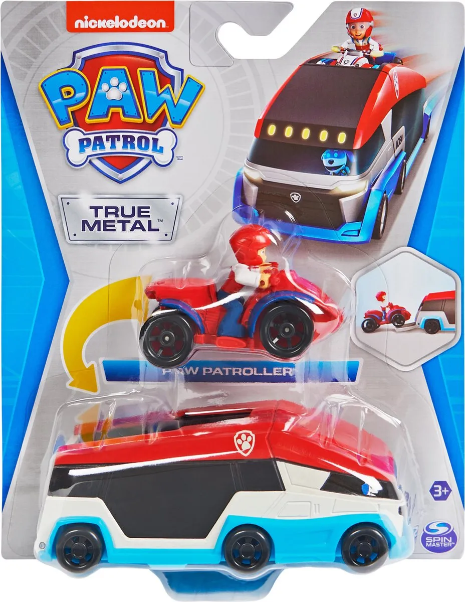 PAW Patrol - True Metal - Paw Patroller speelgoed