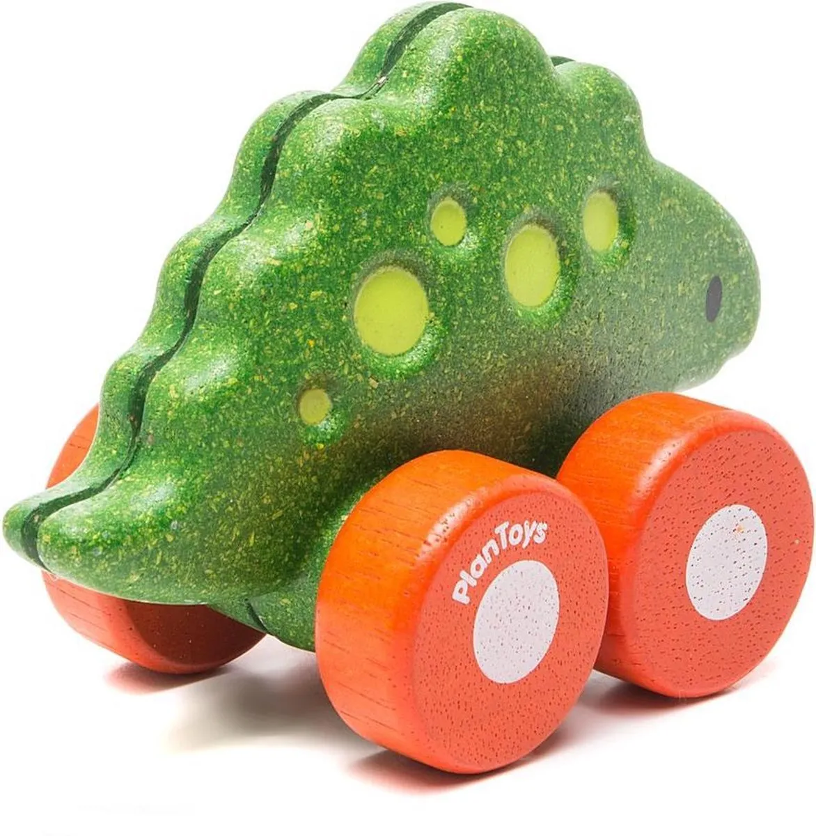 Plan Toys dino auto stegosaurus speelgoed