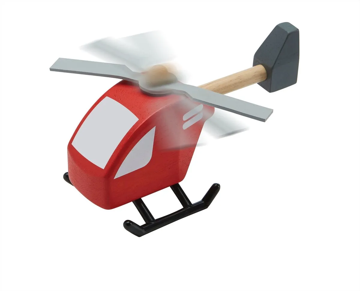 PlanToys Houten Speelgoed Helikopter speelgoed
