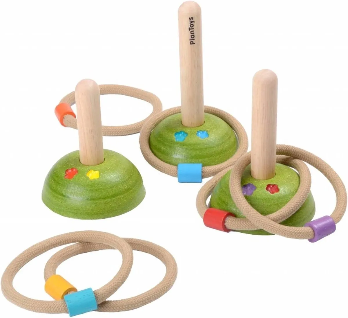 PlanToys Houten Speelgoed Weide ringwerpen speelgoed