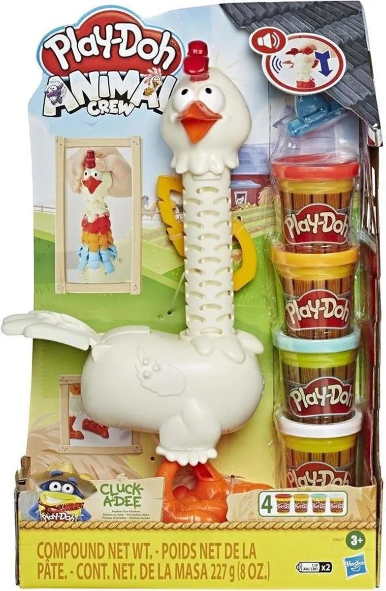 Play-Doh Animal Crew Kukele Kip - Klei Speelset speelgoed