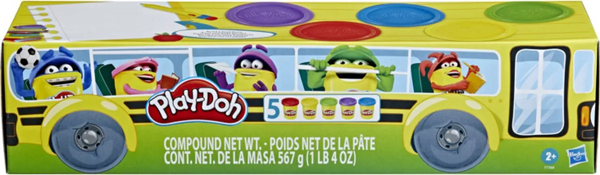 Play-Doh - Back to School 5 pack- Boetseerklei speelgoed