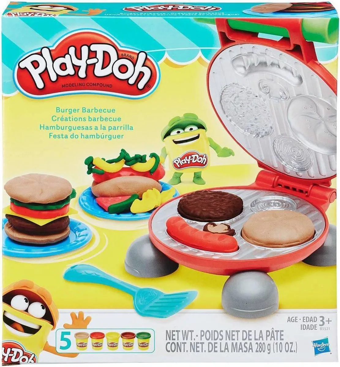 Play-Doh Burger Barbecue - Klei Speelset speelgoed