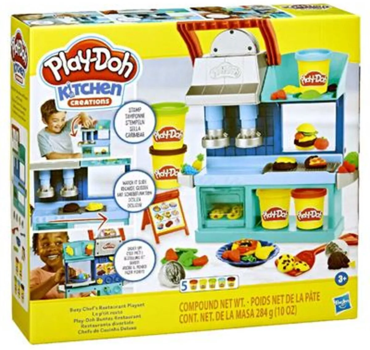 Play-Doh Busy Chefs Restaurant - Klei speelset speelgoed