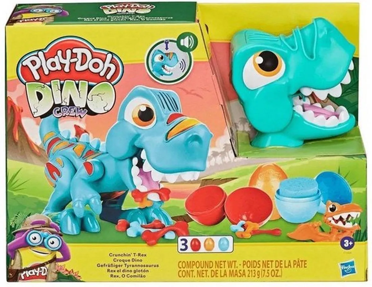 Play-Doh Dino Crew Happende T-Rex - Klei Speelset speelgoed