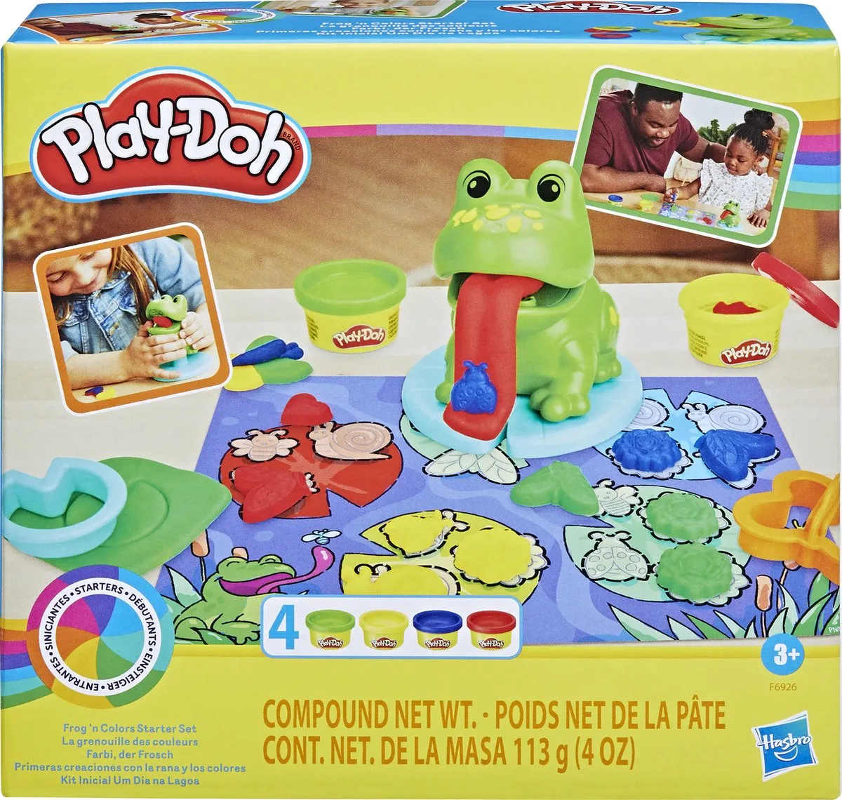 Play-Doh Kikker en Kleuren - Boetseerklei speelgoed