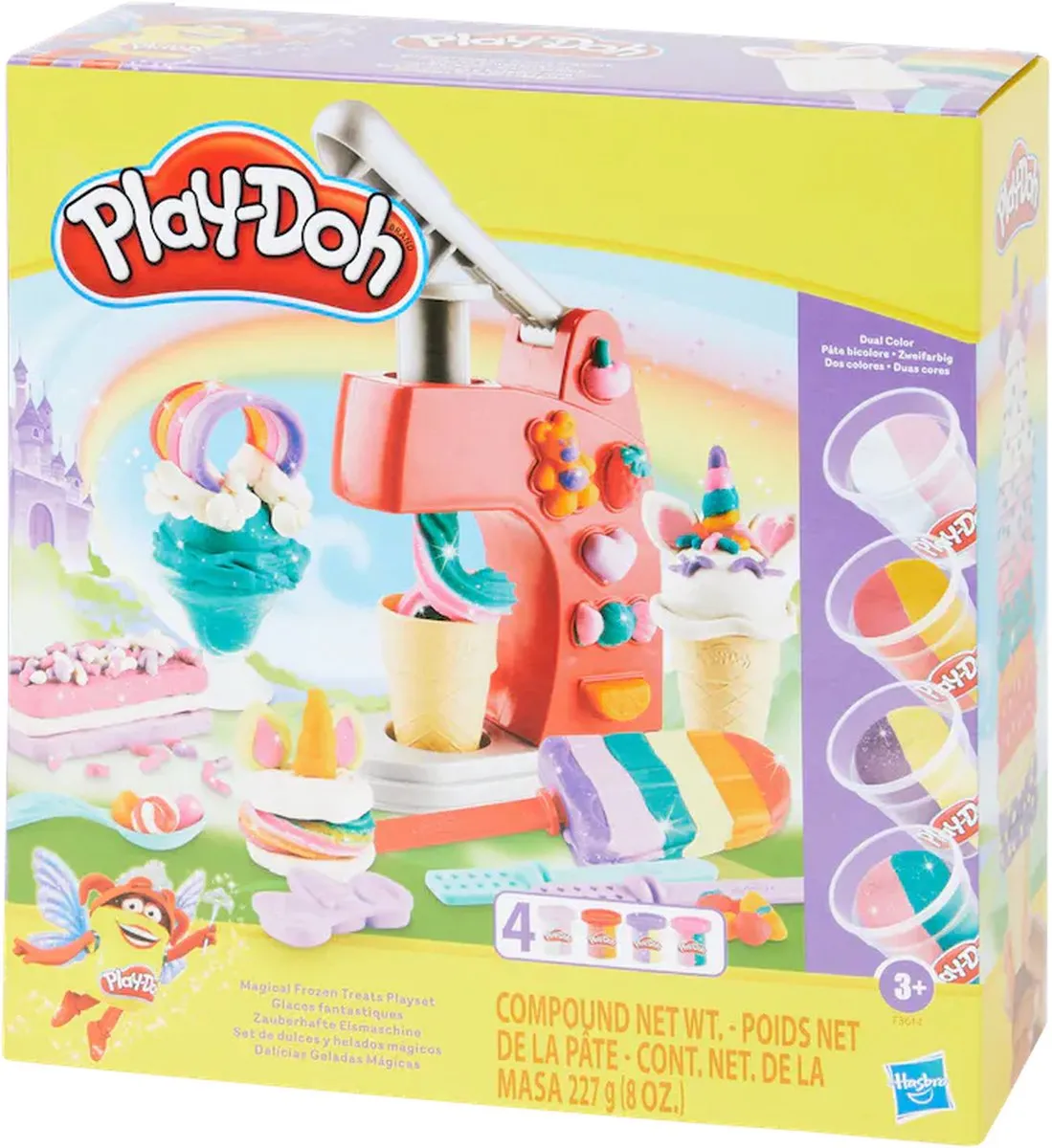 Play Doh Magical Frozen Treats Ice Cream Playset Unicorn - Betoverende Ijsmachine Speelset speelgoed