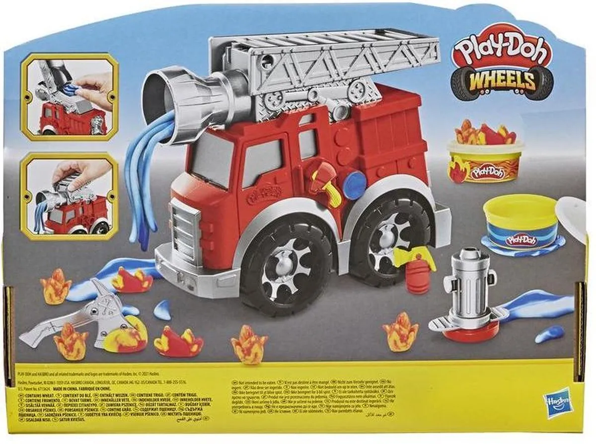 Play-Doh Wheels Brandweerwagen - Klei Speelset speelgoed