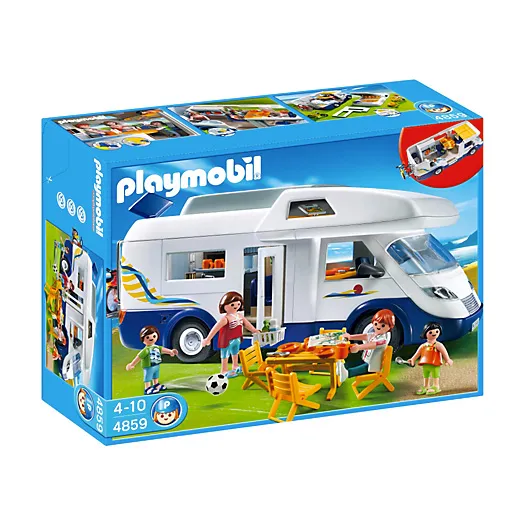 Playmobil - Grote familie camper speelgoed