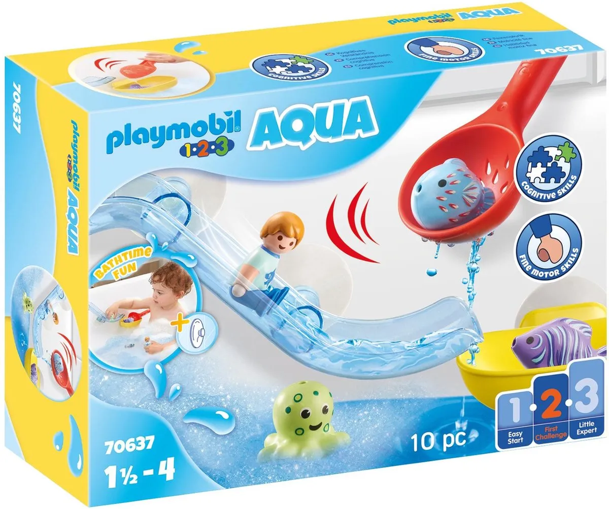 Playmobil 1.2.3 Aqua - Visplezier met zeedieren 70637 speelgoed