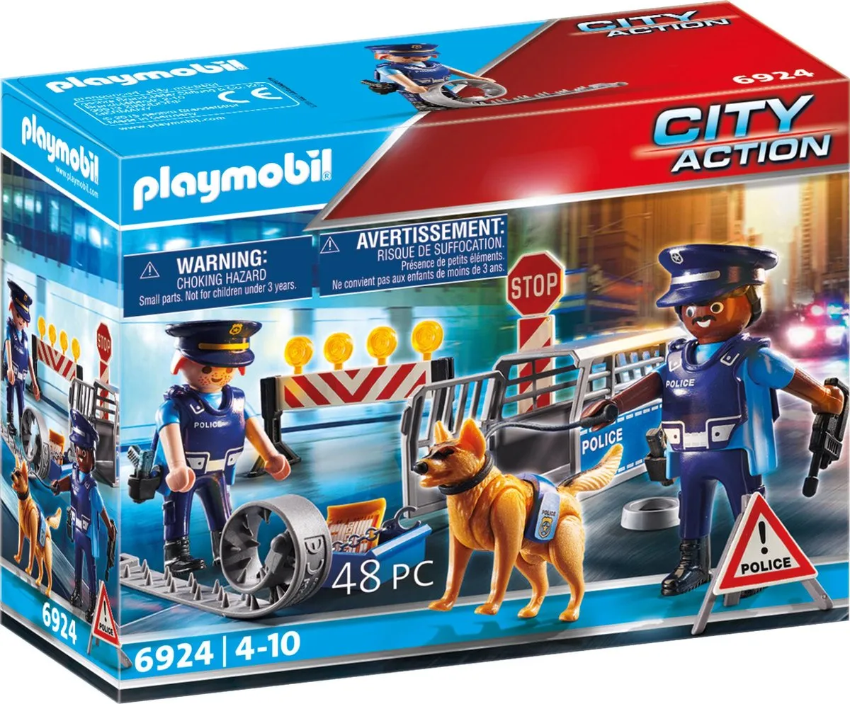 PLAYMOBIL City Action Politiewegversperring - 6924 speelgoed
