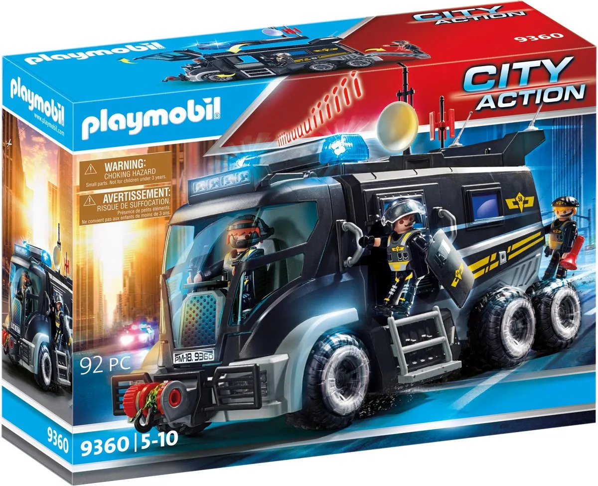 PLAYMOBIL City Action SIE-truck met licht en geluid - 9360 speelgoed