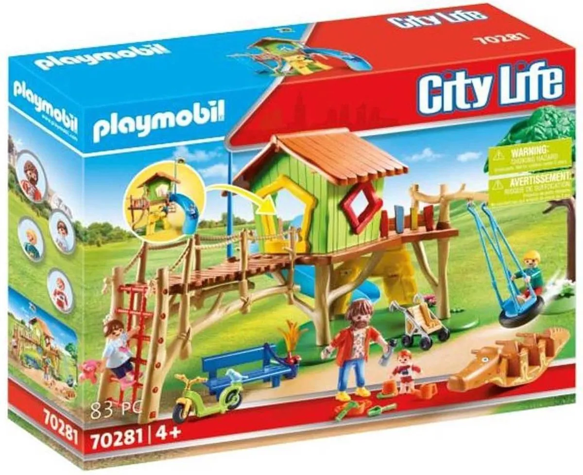 PLAYMOBIL City Life Avontuurlijke speeltuin - 70281 speelgoed