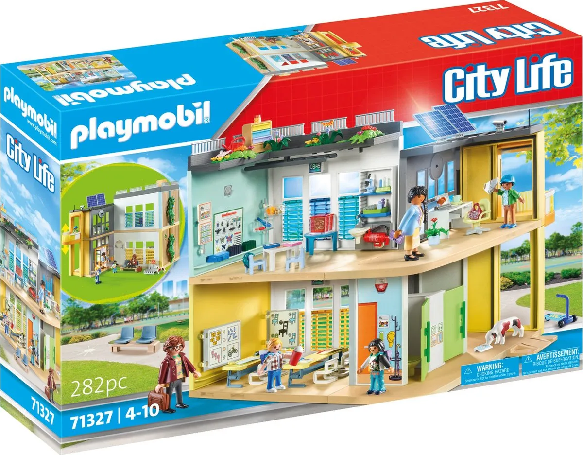 PLAYMOBIL City Life Grote school - 71327 speelgoed