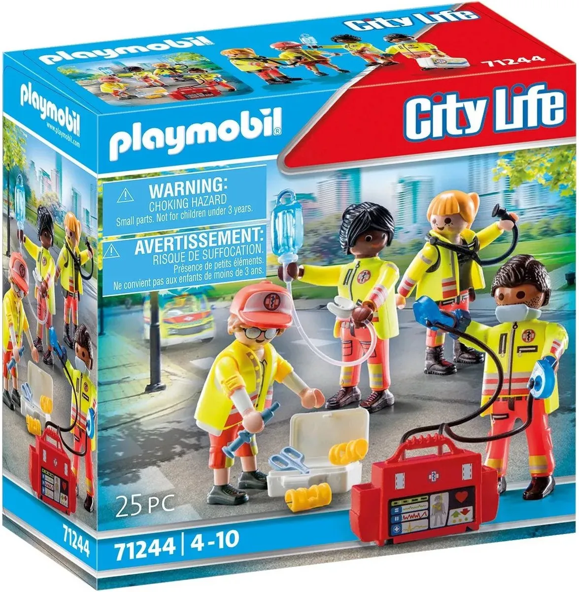 PLAYMOBIL City Life Reddingsteam - 71244 speelgoed