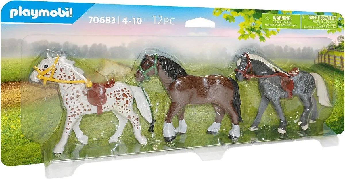 PLAYMOBIL Country 3 paarden - 70683 speelgoed