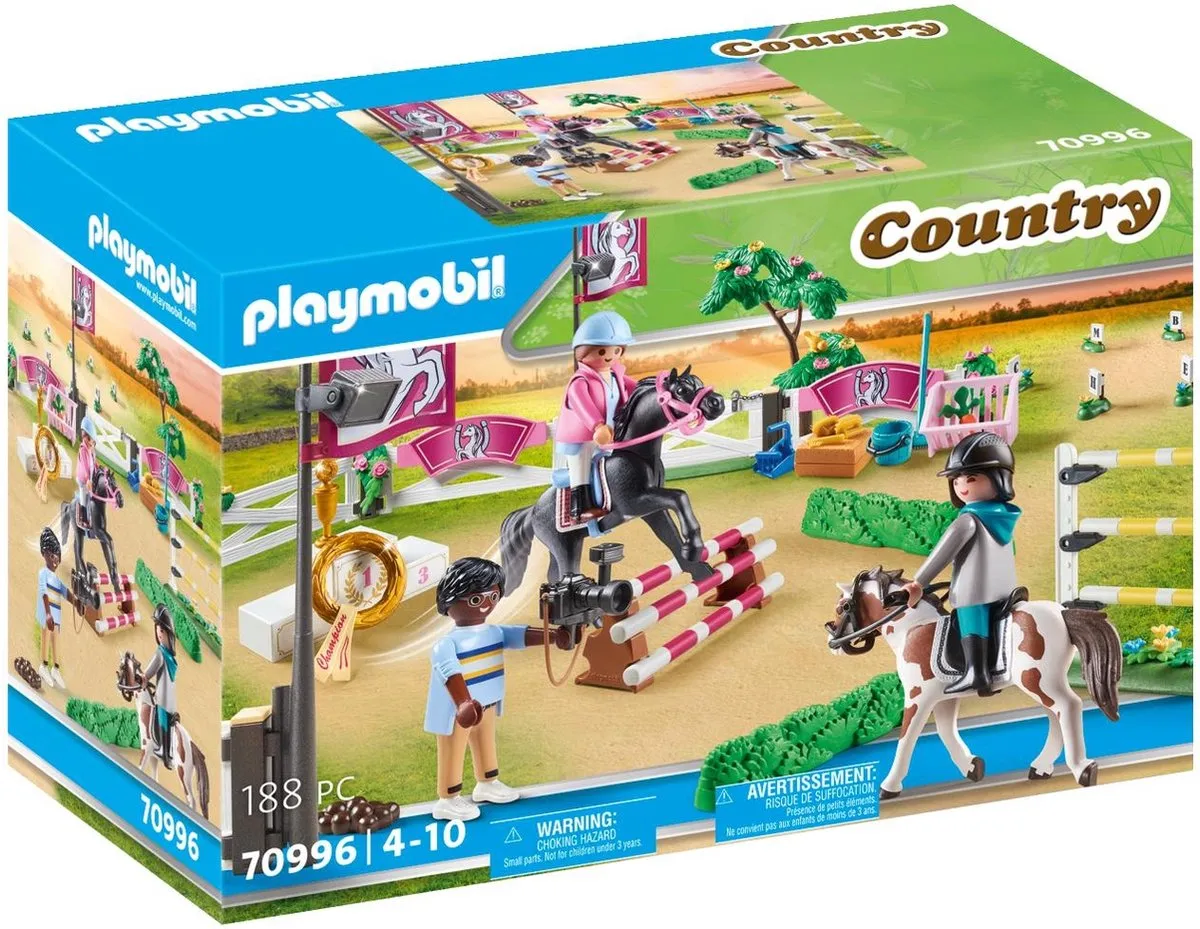 PLAYMOBIL Country Paardrijtoernooi - 70996 speelgoed