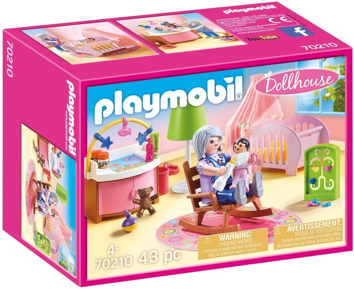 PLAYMOBIL Dollhouse Babykamer - 70210 speelgoed