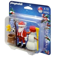 Playmobil - Kerstman en sneeuwman