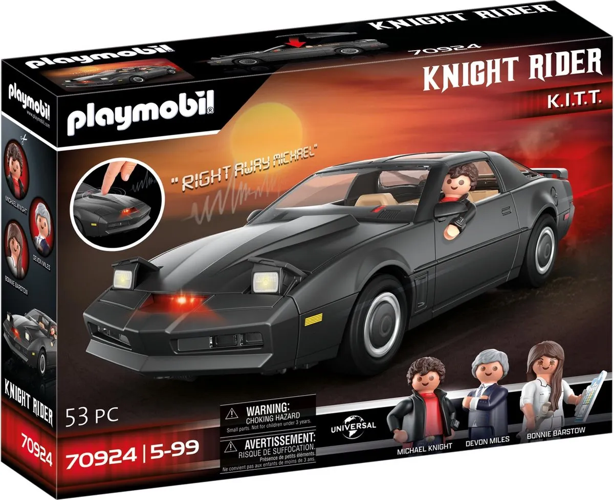 PLAYMOBIL Knight Rider - K.I.T.T. - 70924 speelgoed