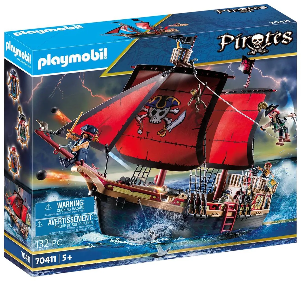 PLAYMOBIL Pirates Piratenschip - 70411 speelgoed