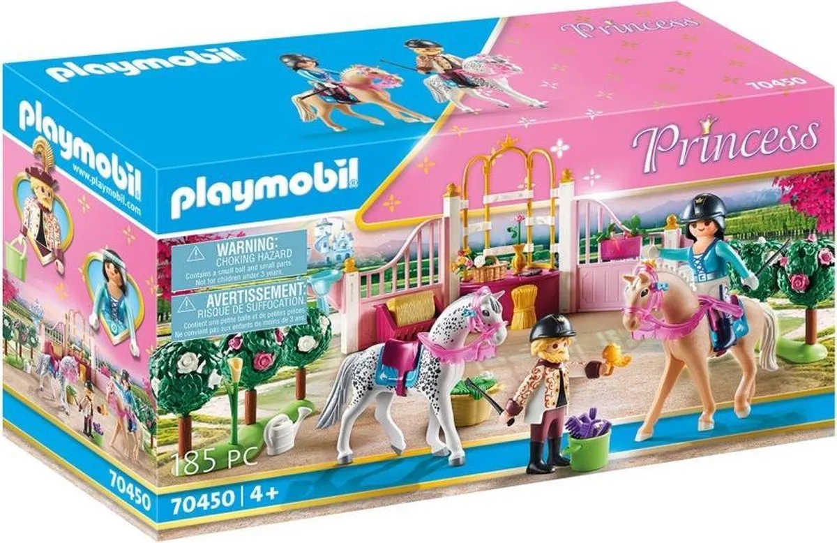 PLAYMOBIL Princess Paardrijlessen - 70450 speelgoed