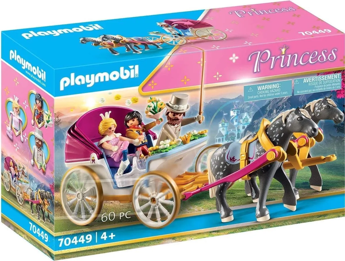PLAYMOBIL Princess Romantische Paardenkoets - 70449 speelgoed