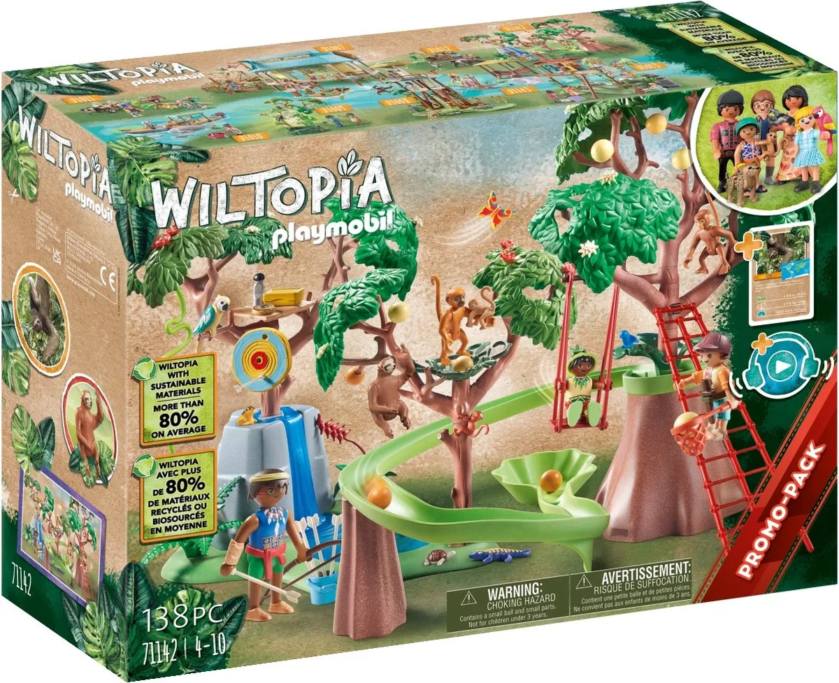PLAYMOBIL Wiltopia PROMO - Tropische Jungle Speeltuin - 71142 speelgoed