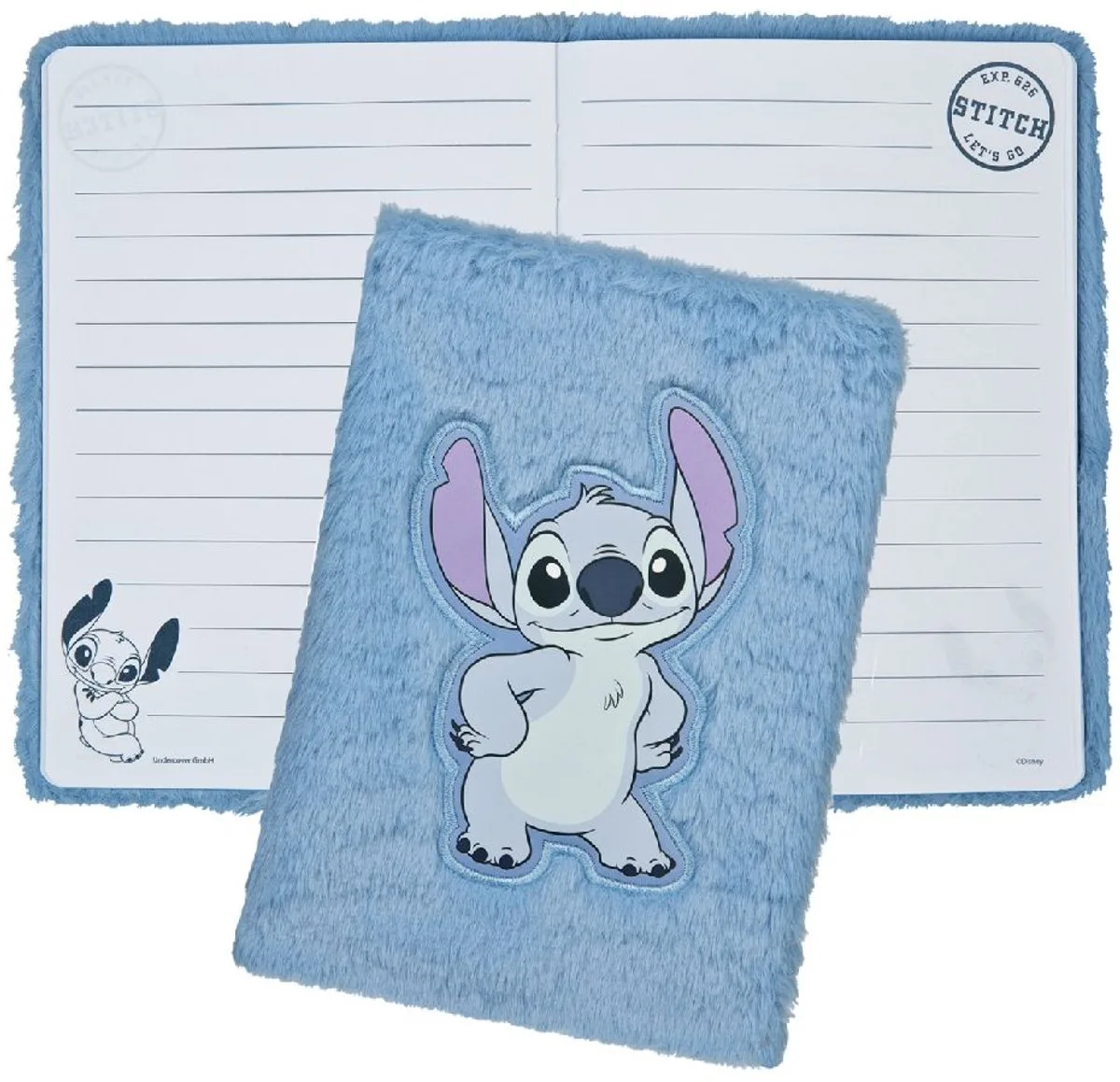 Pluche Notitieboek A5 Stitch