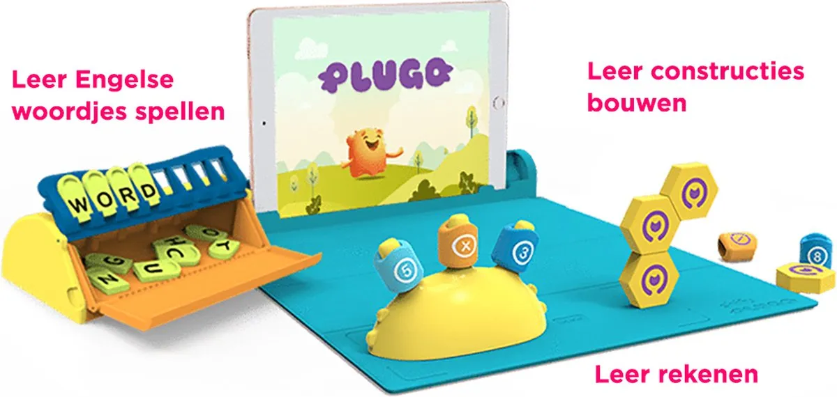 Plugo STEM Wiz Pack by PlayShifu  - leren en spelen met een tablet - STEM-speelgoed voor kinderen vanaf 4 jaar (tablet niet inbegrepen) speelgoed