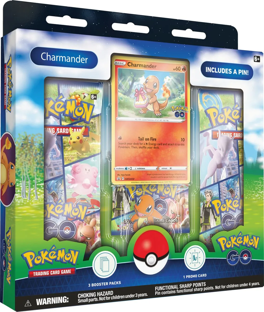 Pokémon Go Pin Box Collection - Charmander - Pokémon Kaarten speelgoed