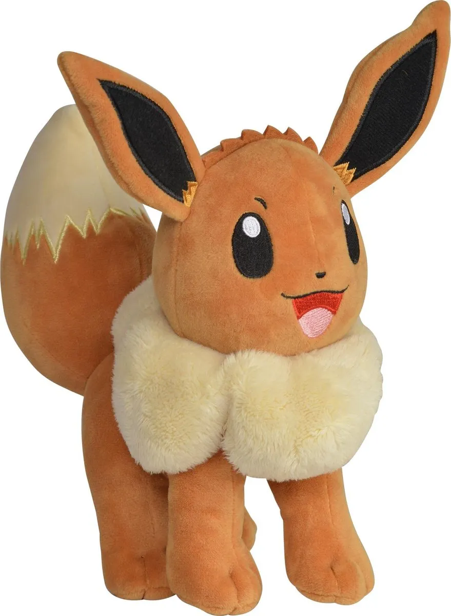 Pokémon - Pluche Knuffel - Eevee Junior - 15 cm - Oranje speelgoed