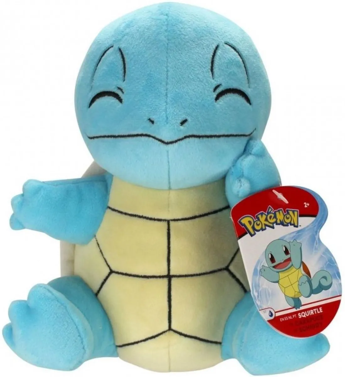 Pokémon - Pluche Knuffel - Squirtle Junior - 20 cm - Blauw speelgoed