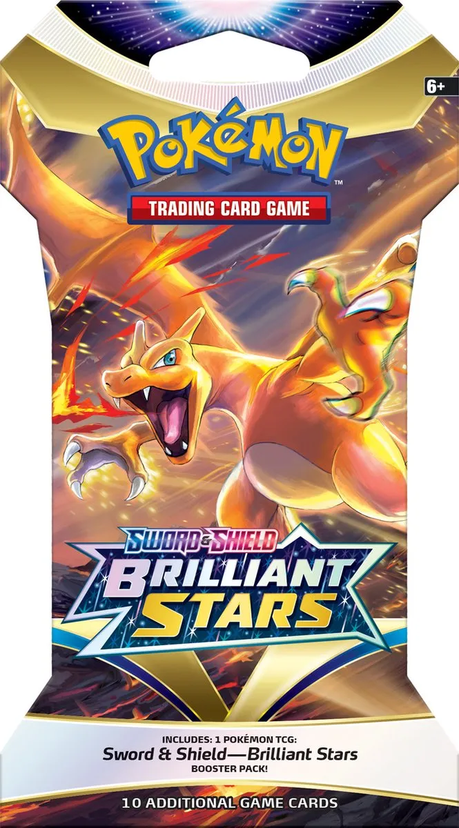 Pokémon Sword & Shield Brilliant Stars Sleeved Booster - Pokémon Kaarten speelgoed