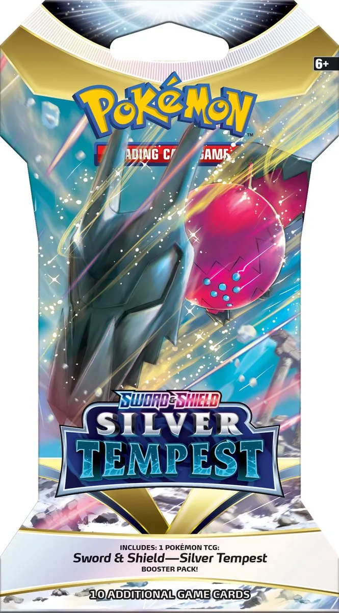 Pokémon Sword & Shield: Silver Tempest Sleeved Booster - Pokémon Kaarten speelgoed