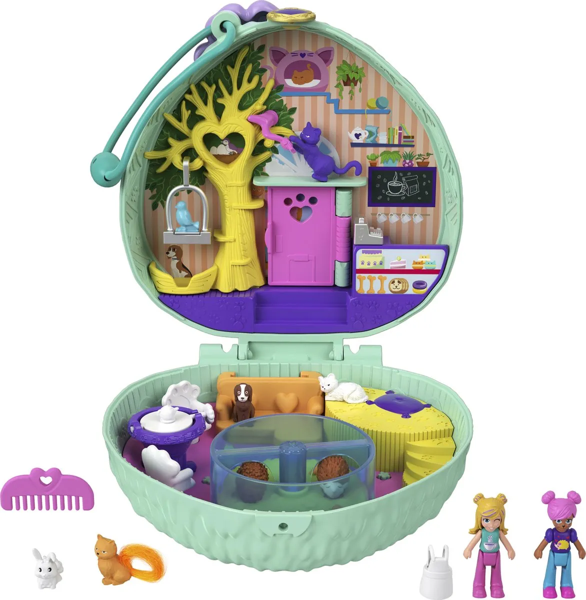 Polly Pocket Big Pocket World - Egel Café speelgoed