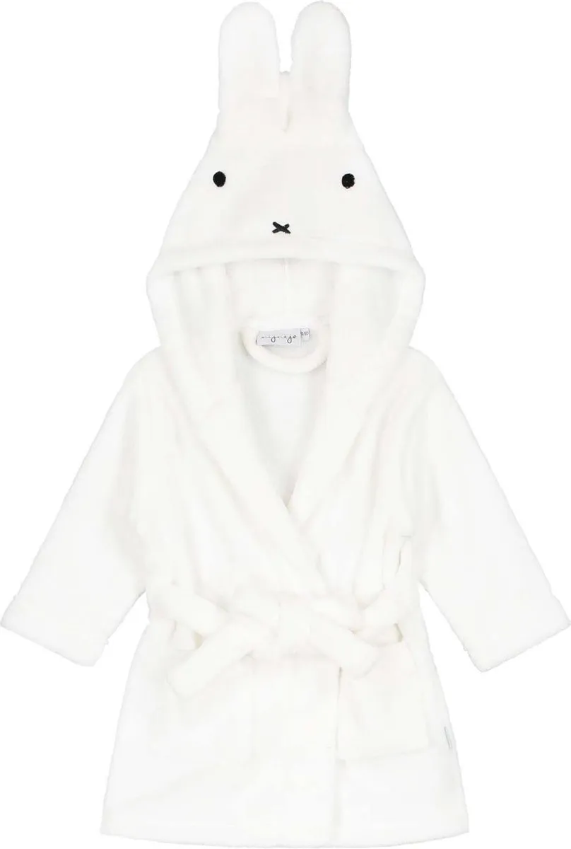 Prénatal Nijntje Badjas Kinderen Unisex - Badjas Meisjes en Jongens - Kinderbadjas Warm en Zacht - Wit - Maat 86/92 speelgoed