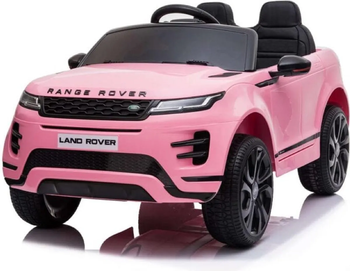Range Rover Evoque elektrische kinderauto Accu Auto met Bluetooth en afstandsbediening - Roze speelgoed