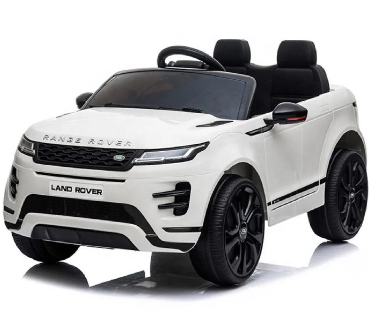 Range Rover Evoque Elektrische Kinderauto Accu Auto met Bluetooth en Afstandsbediening (Wit) speelgoed