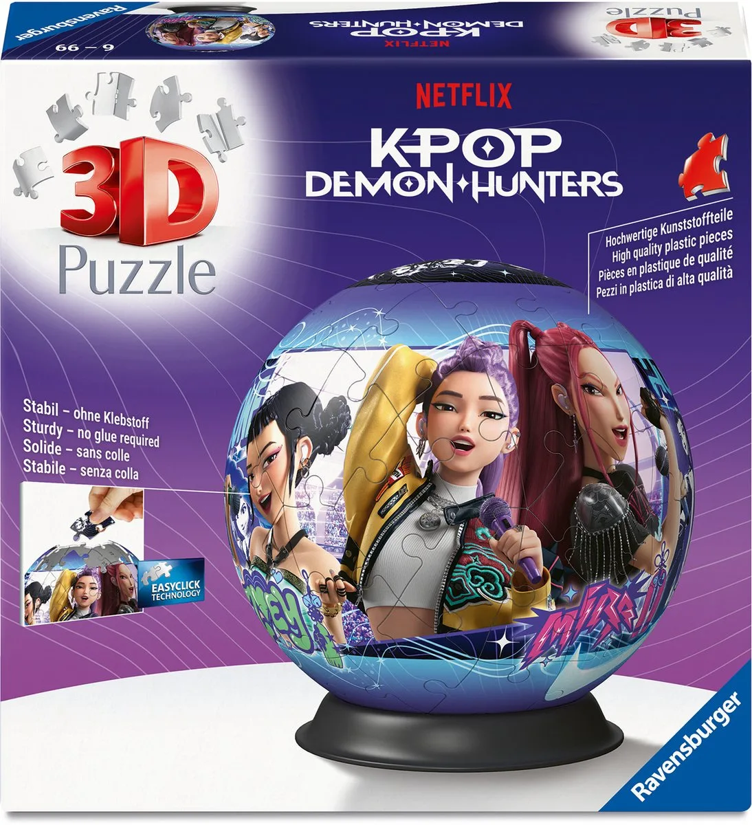 Ravensburger K-Pop Demon Hunters - Schilderen op Nummer - CreArt speelgoed